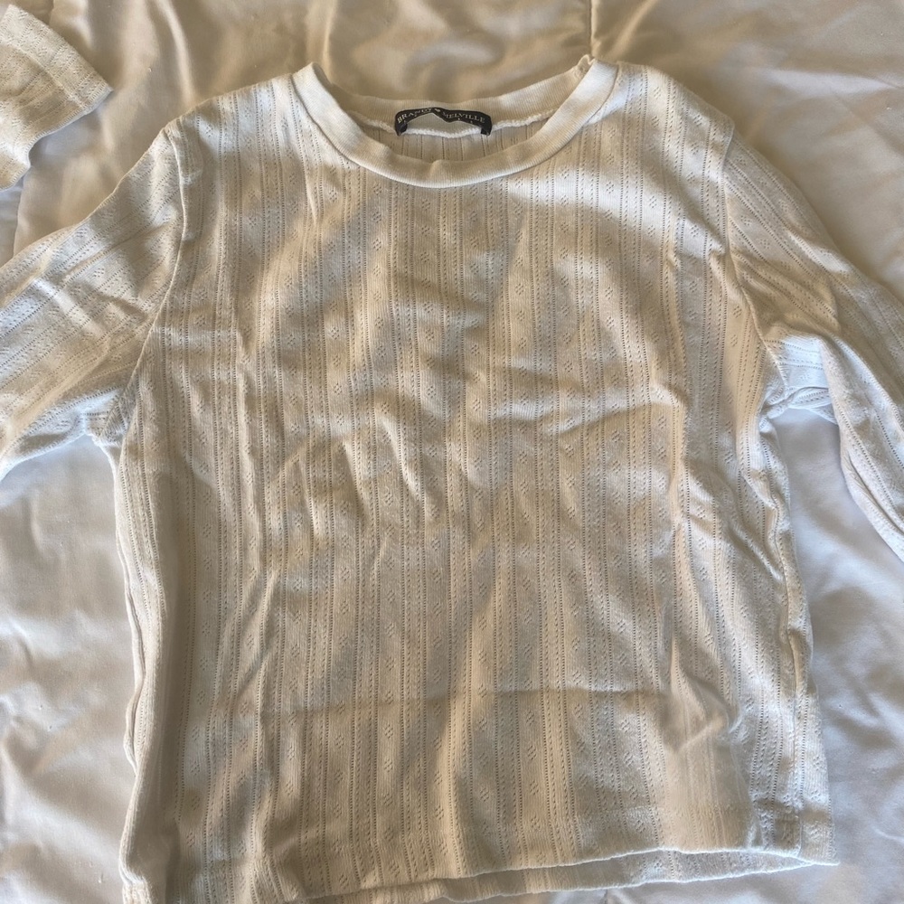 White basic long sleeve from Brandy